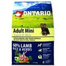 Krmivo pro psa Ontario Adult Mini Lamb & Rice 2,25 kg