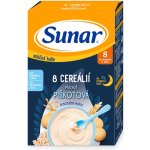 Sunar mléčná kaše 8 cereálií piškotová 210 g – Zboží Dáma