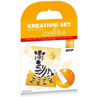 MFP 1041949 kreativní set Zebra filcová technika 16x21cm – Zboží Mobilmania