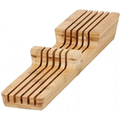 Goodhome Stojánek na nože, organizér do šuplíku - NITAKI bambusový na 10 nožů – Zboží Dáma