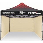 TENTino STEEL HEXAGON 3x3m 2A - KRÉMOVÁ, konstrukce + střecha TENTino + 2x boční strana – Hledejceny.cz