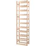 AtmoWood Dřevěný regál na víno 44 lahví – Zboží Dáma