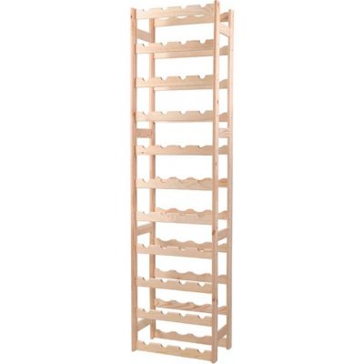 AtmoWood Dřevěný regál na víno 44 lahví – Zboží Dáma