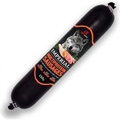 Alpha Spirit Dog Imperial Sausage Multiprotein 150 g – Sleviste.cz