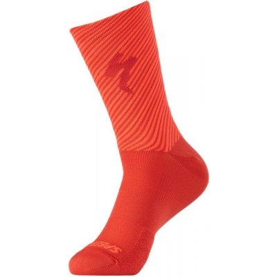 Specialized ponožky Soft Air Tall logo flored rktred stripe