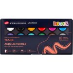 Decola Akrylové barvy na textil 18 x 20 ml