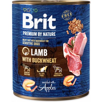 Brit Premium by Nature Dog Lamb with Buckwheat 800 g – Zboží Mobilmania