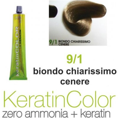 BBcos Keratin Color barva na vlasy 9/1 100 ml