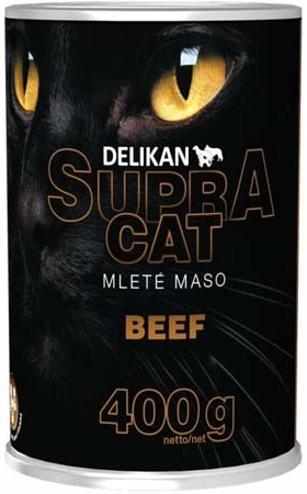 Delikan SUPRA CAT BEEF mleté maso 400 g