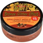 Vivaco Sun Glitter effect opalovací máslo s bio arganovým olejem SPF15 200 ml – Hledejceny.cz