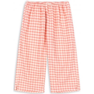 Konges Slojd x RHW kalhoty Bella peach blossom check – Sleviste.cz