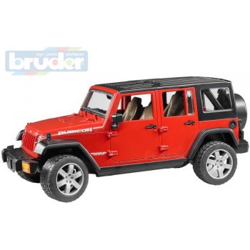 Bruder 2525 JEEP WRANGLER Rubicon červená