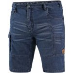 Canis CXS MURET Kraťasy jeans pánské modro-černé – Zboží Mobilmania