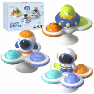 Woopie BABY Space Spinner Pop-it Sensory Toy Vyměnitelné 3 ks. – Zbozi.Blesk.cz