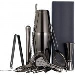 Cocktail Shaker Set černý 11ks Dárkový Box – Hledejceny.cz