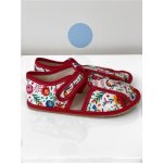 Baby Bare Shoes bačkory bačkory white folklore – Sleviste.cz