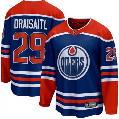 Fanatics Branded Dres Edmonton Oilers #29 Leon Draisaitl Breakaway Alternate Jersey – Zboží Dáma