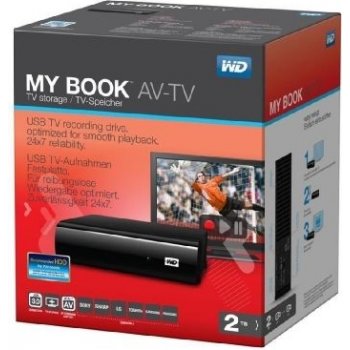 WD My Book AV-TV 2TB USB 3.0 WDBGLG0020HBK-EESN