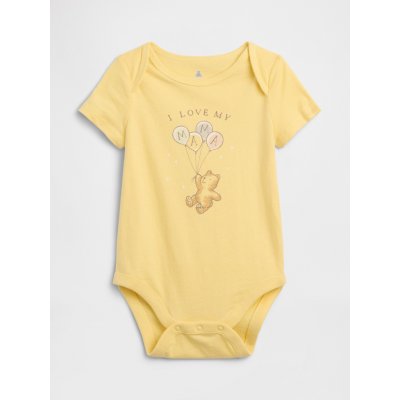GAP Baby body s potiskem Žlutá – Hledejceny.cz