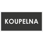 KOUPELNA, šedá, plast 1 mm 190x90 mm – Zboží Mobilmania