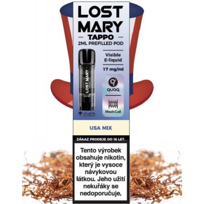 Lost Mary Tappo USA MIX 17 mg 600 potáhnutí 1 ks – Zboží Mobilmania