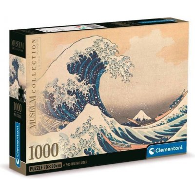 Clementoni Hokusai Velká vlna u pobřeží Kanagawy 1000 dílků – Zbozi.Blesk.cz