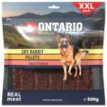 Ontario Snack Soft Dry Rabbit Fillet 500g