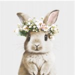 Daisy Ubrousky 3N 20ks Velikonoce zajíc s věnečkem 33x33cm – Zboží Dáma