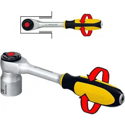 PROXXON 23083 ráčna přepínací 3/8" rotační rukojeť – Zboží Dáma
