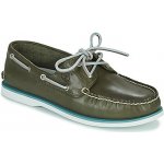 Timberland 2 Eye Boat leather Khaki – Zboží Mobilmania