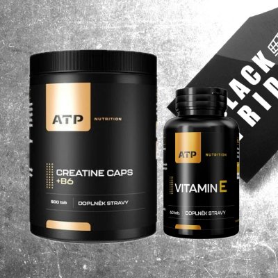 ATP Nutrition Creatine Caps + B6 500 kapslí – Zboží Mobilmania