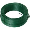 Příslušenství k plotu LEVIOR Napínací drát 3.4mmx52M zelený PVC