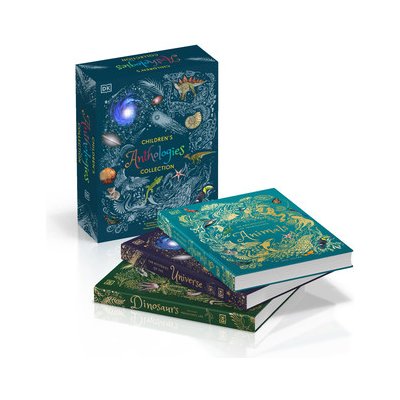 DK Childrens Anthologies 3-Book Box Set: Dinosaurs and Prehistoric Life, an Anthology of Intriguing Animals and the Mysteries of the Universe DKPevná vazba