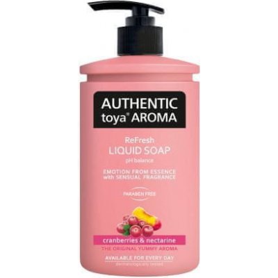 Authentic Toya Aroma Cranberries & Nectarine tekuté mýdlo 2 x 400 ml dávkovač – Zbozi.Blesk.cz