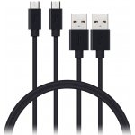Connect IT Datový kabel Wirez (Micro-USB), černý, 1 m (2 ks v balení) – Zbozi.Blesk.cz