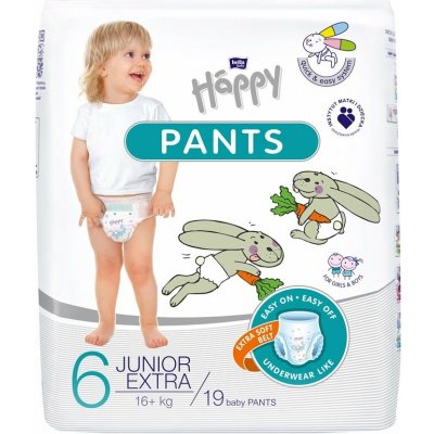 Bella Happy Pants 6 Junior Extra 16+ kg 19 ks – Hledejceny.cz