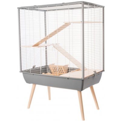 Zolux Cage Neo Cosy velký rám 77,5 x 47,5 x 109 cm šedý – Zboží Mobilmania