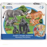 Learning Resources Jumbo Zvířátka maminky a mláďata z džungle – Hledejceny.cz