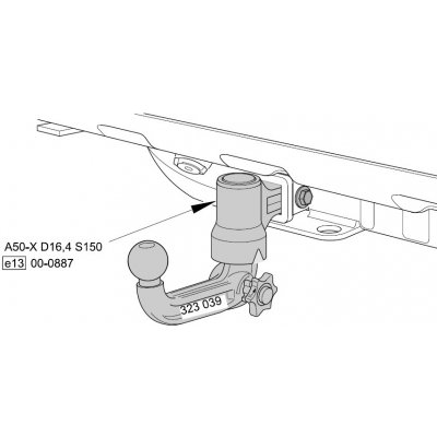 Tažné zařízení Landrover /adapter (čep) pro TZ W32 – Zboží Mobilmania