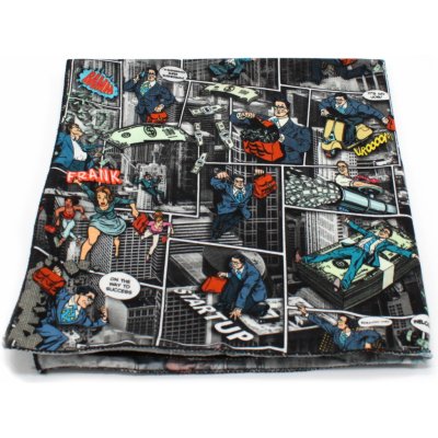 Dětský šátek s potiskem komiksů – Zboží Dáma