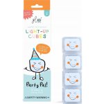 Glo Pals svítící senzorické kostky do vody vícebarevné Party Pal 4 ks – Zboží Dáma