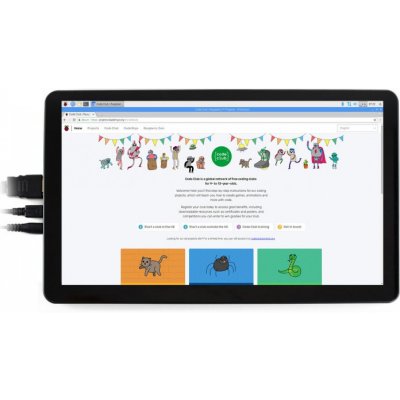 Waveshare 15,6" LCD (H) displej, 1920×1080, HDMI, IPS, kapacitní + kryt – Hledejceny.cz