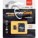 IMRO microSDXC Class 10 64 GB 34216 – Zboží Živě