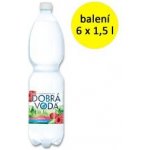 Dobrá voda neperlivá malina 6 x 1,5 l – Zbozi.Blesk.cz