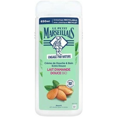 Le Petit Marseillais sprchový gel Sweet Almond Milk 650 ml – Hledejceny.cz