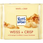 Ritter Sport bílá čokoláda s křupinkami 100g