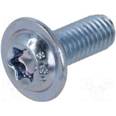 BOSSARD 3487129 Šroub; s límcem; M6x16; 1; Hlava: kulatá; Torx®; TX30; ocel; zinek – Sleviste.cz