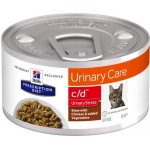 Hill's Prescription Diet Stew c d Urinary Stress Chicken&Veg. 82 g – Hledejceny.cz