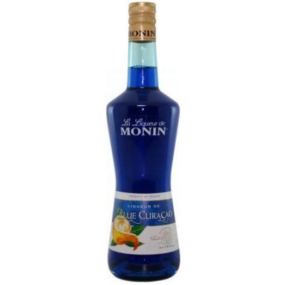 Monin Curacao Blue Liqueur 0,7l 20% (holá láhev)