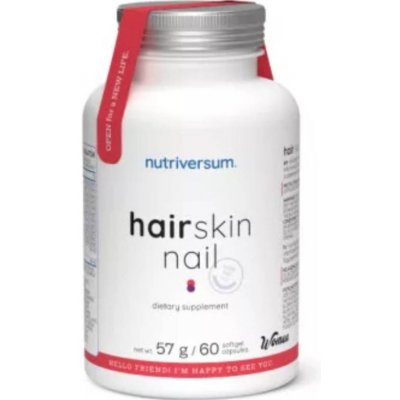 Nutriversum Hair Skin Nail 60 kapslí – Hledejceny.cz